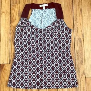 Banana Republic black and white tank!